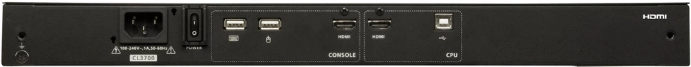 Valiklis Aten ATEN CL3700NW KVM komutatorius Juodas Rack montavimo parinktys