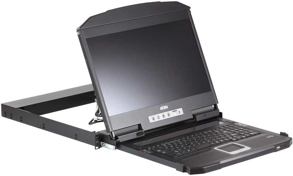 Konsolė KVM Aten ATEN CL3800NW, 47 cm (18.5''), 1920 x 1080 pikselių, TFT-LCD, 350 cd/m², 1000:1, 178°