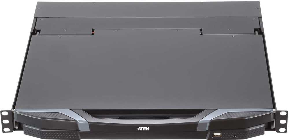 Aten ATEN CL3800NW konsola rackowa 47 cm (18.5'') 1920 x 1080 px Metal, Plastik Juodas