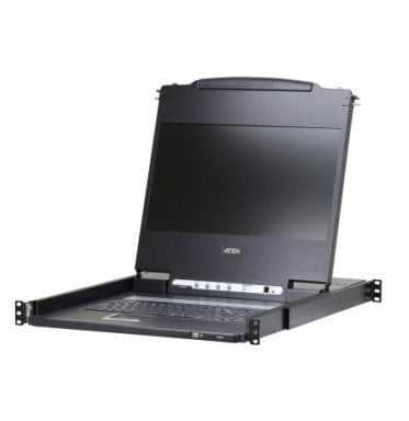 Aten komutatorius ATEN CL6700MW-ATA-2XK07GG KVM komutatoriaus tvirtinimo stove parinktys Juodas