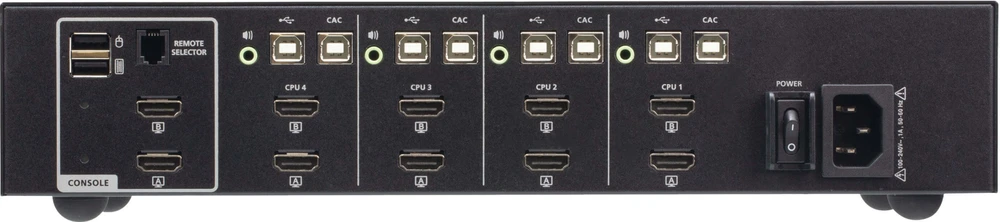 ATEN CS1144H4C Juodas KVM Switch