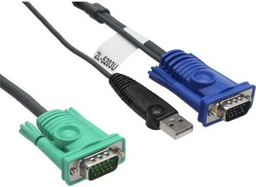 ATEN 2L-5205U ATEN KVM kabelis (HD15-SVGA, USB, USB) - 5 m