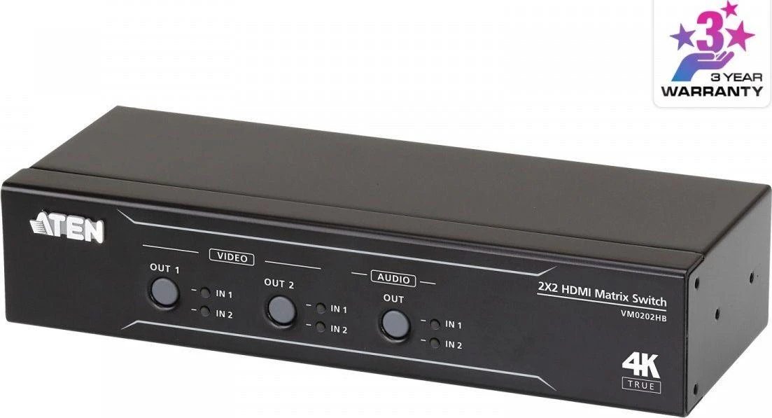 Aten 2x2 tikras 4k HDMI matricos jungiklis VM0202HB