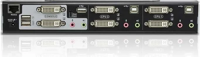 „Aten Switch“ 2 prievadų USB 2.0 DVI dvigubo vaizdo KVMP jungiklis (CS1642) – NUATNKV2PCS1642