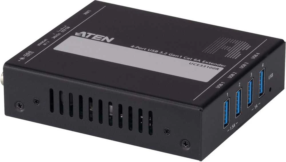 Przełącznik Aten ATEN UCE33100, 4-Port USB 3.2 Gen.1 Cat 6A Extender, bis zu 100m