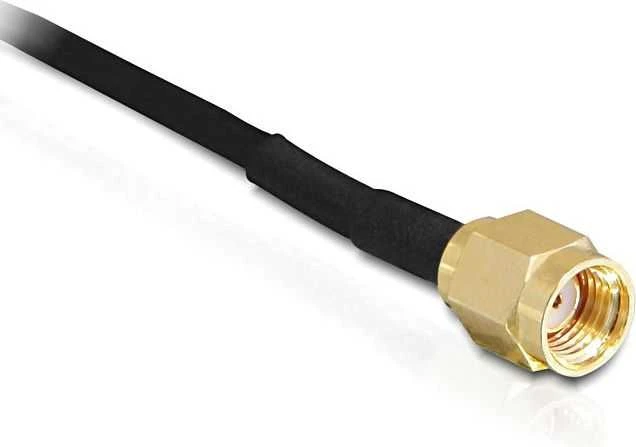 Delock WLAN 802.11 b/g/n Ant. RP-SMA 6.5 dBi omnidir. Gelis. su magnetu. stovėti