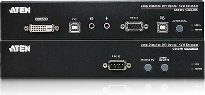 Aten | USB DVI Optical KVM Extender | CE680 | 1920 x 1200 at 600m