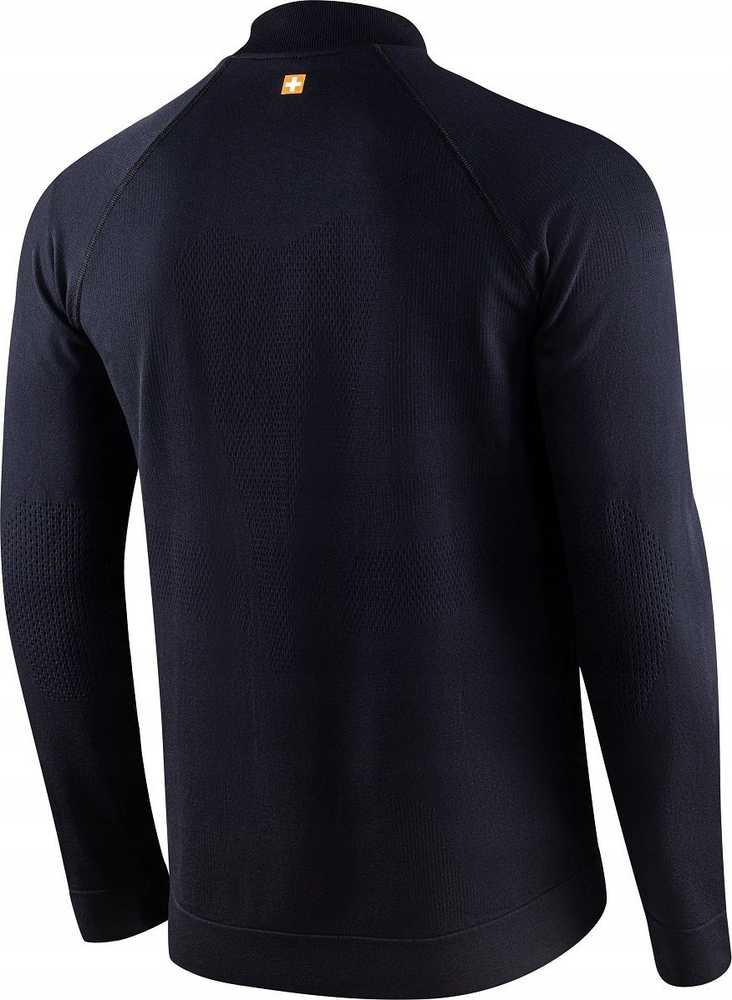Bluza bez kaptura Brubeck Athletic - juodas/juodas