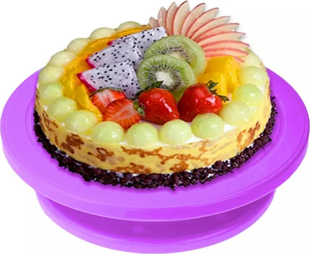 ATL Lėkštė tortams dekoruoti AG649F, violetinė, 27,5 cm