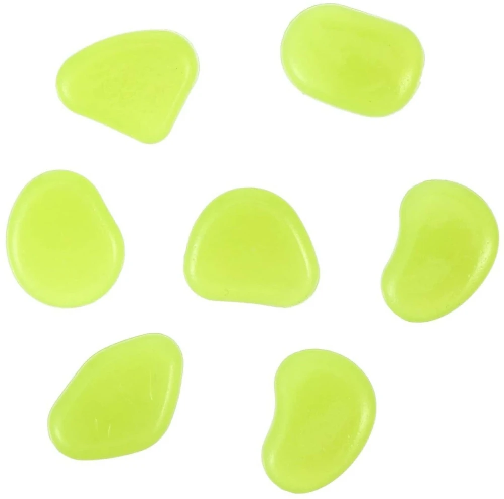 ATL Fluorescenciniai polistireno akmenukai, 100 vnt., 2-3 cm, geltoni