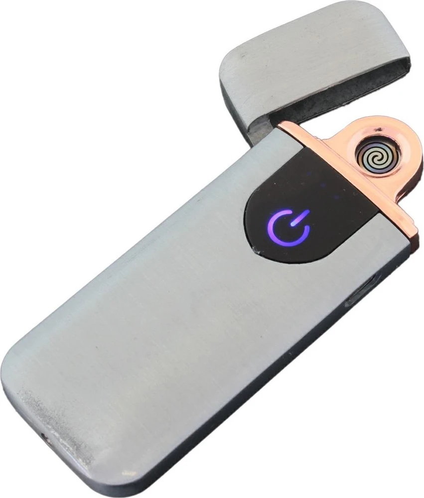 ATL Zapalinis AG773B su USB įkrovimu, sidabrinis