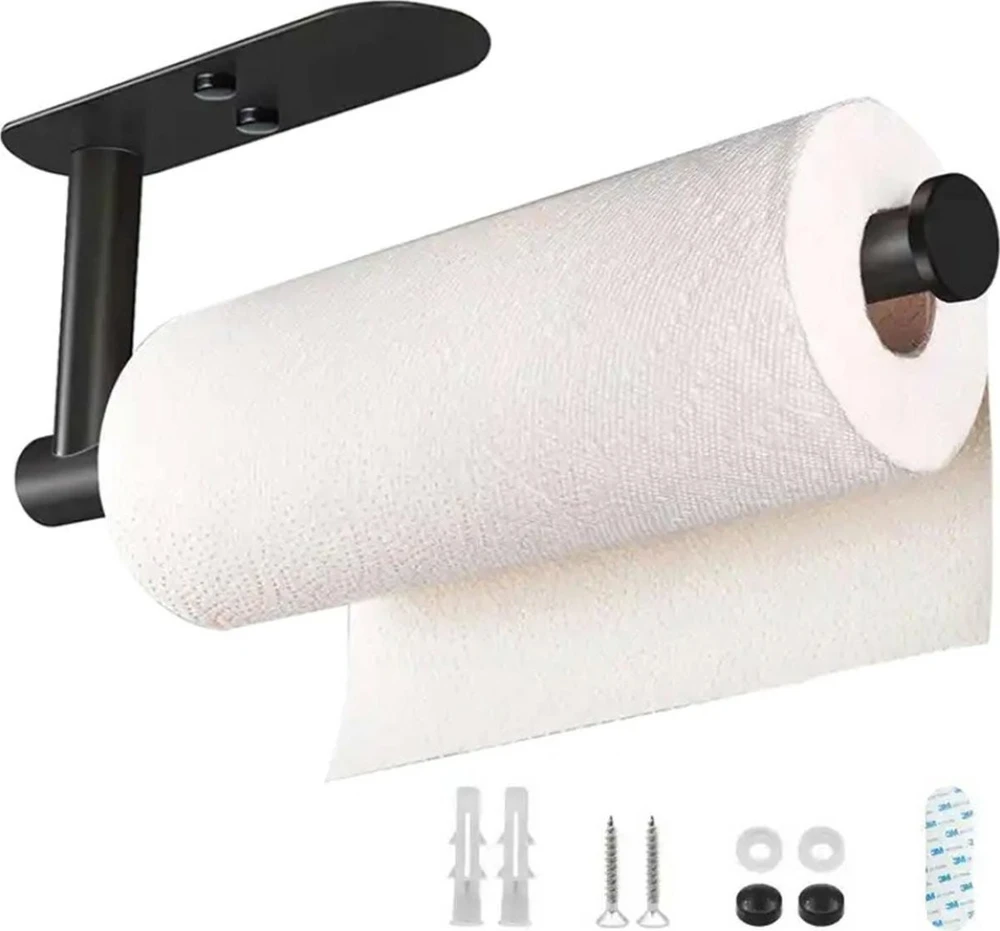 ATL Popierinių rankšluosčių laikiklis AG883, juodas, 33,6 cm