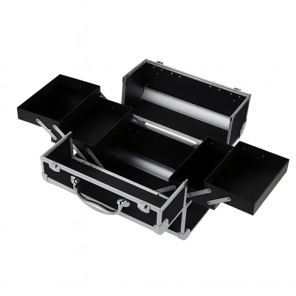 ATL CA34B Kosmetinis dėklas 35x25x31 sidabro-juodas