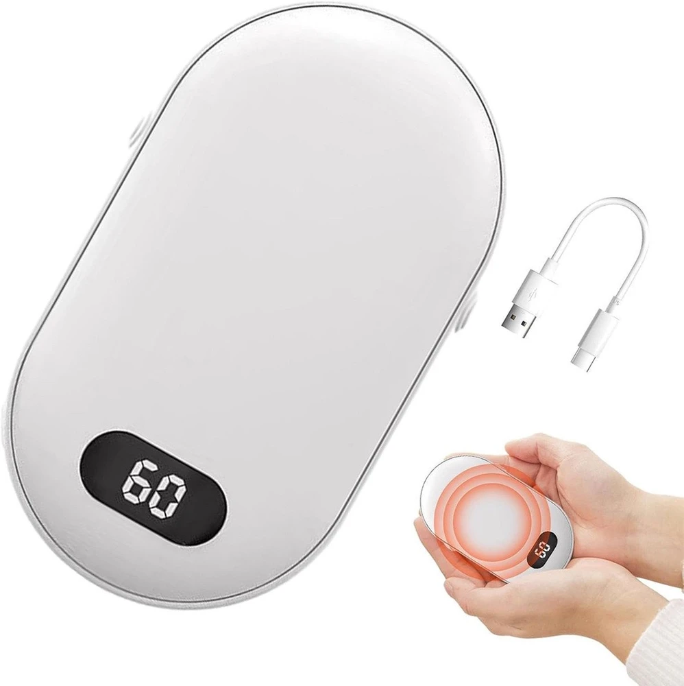ATL Rankų šildytuvas DA307, baltas, 10W, 6000mAh