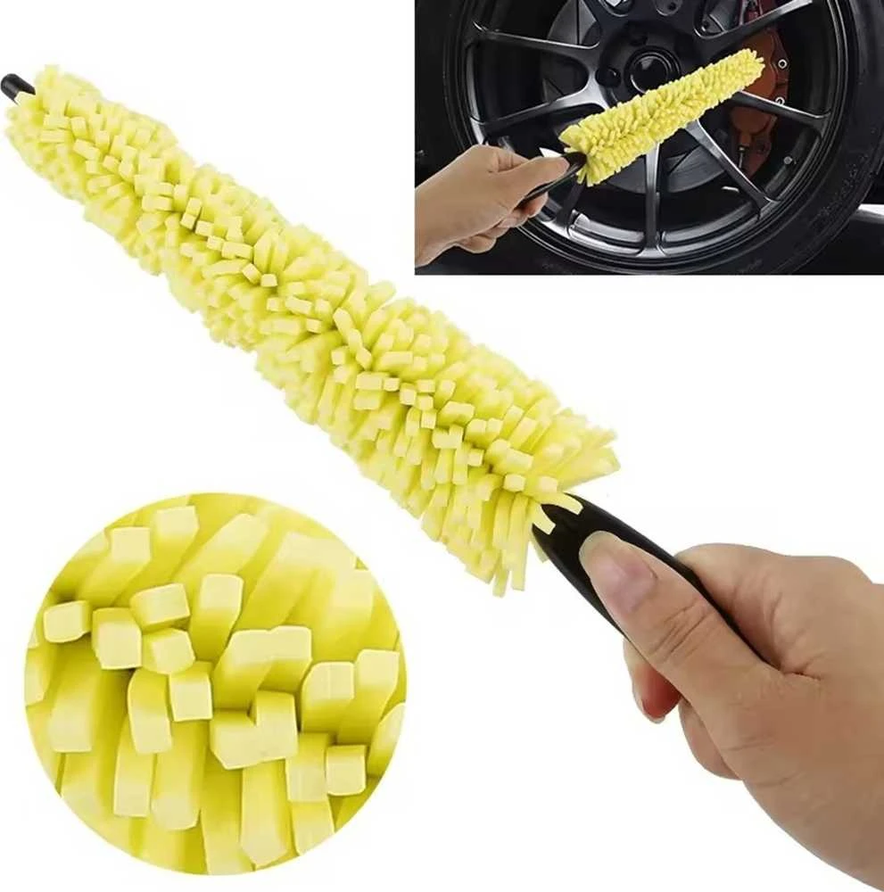 Automobilio ratlankių valymo šepetys