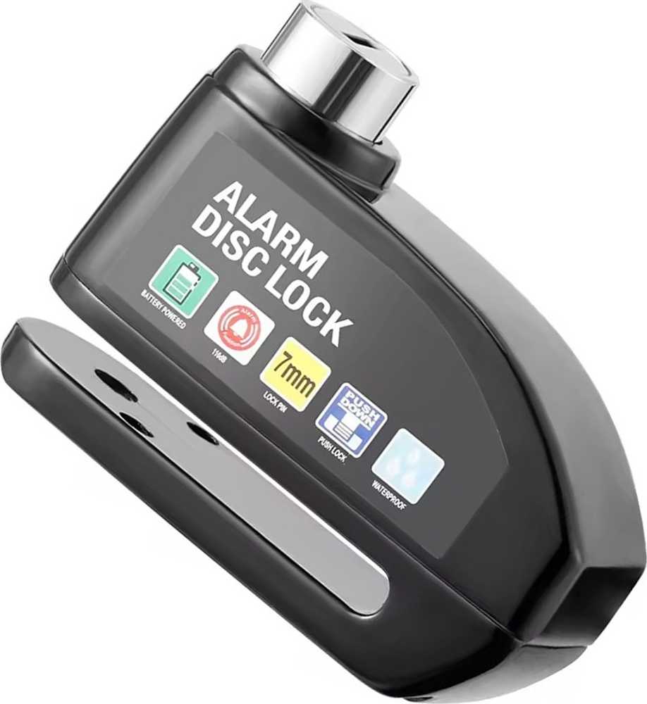 ATL Dviračio diskinė spyna su 110 dB garsu RW47