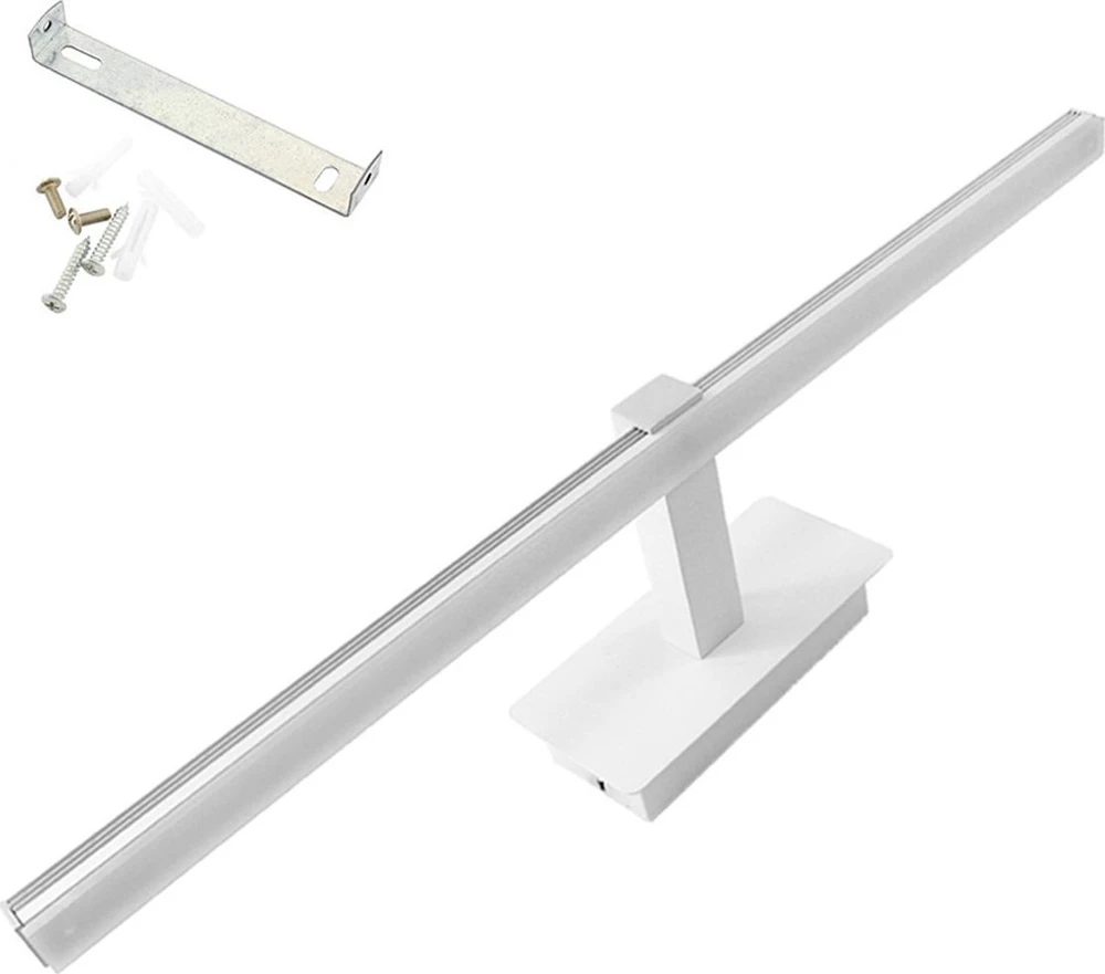 Lubinis šviestuvas ATL LED sieninis šviestuvas virš veidrodžio ZD121A, 40 cm, baltas