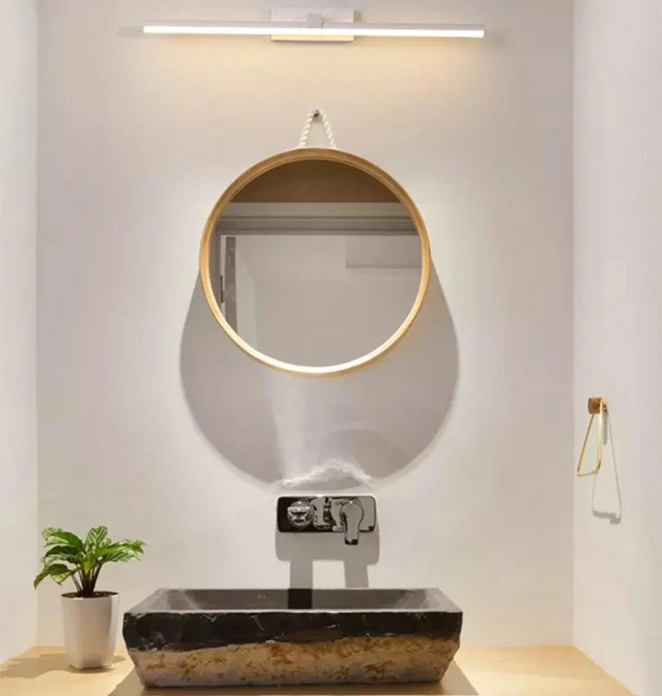 Lubinis šviestuvas ATL LED sieninis šviestuvas virš veidrodžio ZD121A, 40 cm, baltas