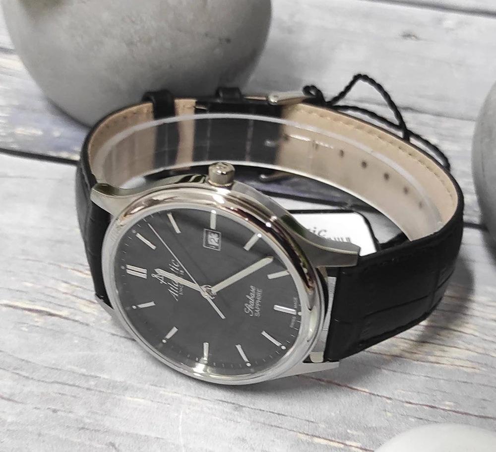 Laikrodis „Atlantic“ „Seabase 60343.41.61 Sapphire 50M“.