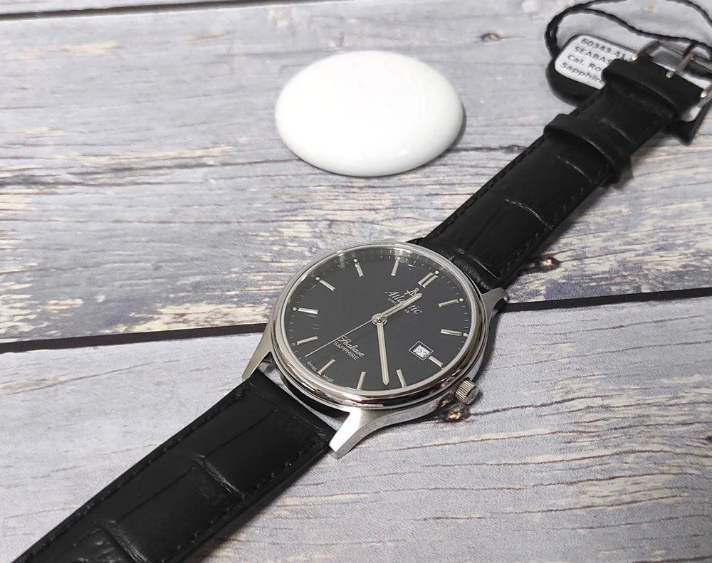 Laikrodis „Atlantic“ „Seabase 60343.41.61 Sapphire 50M“.