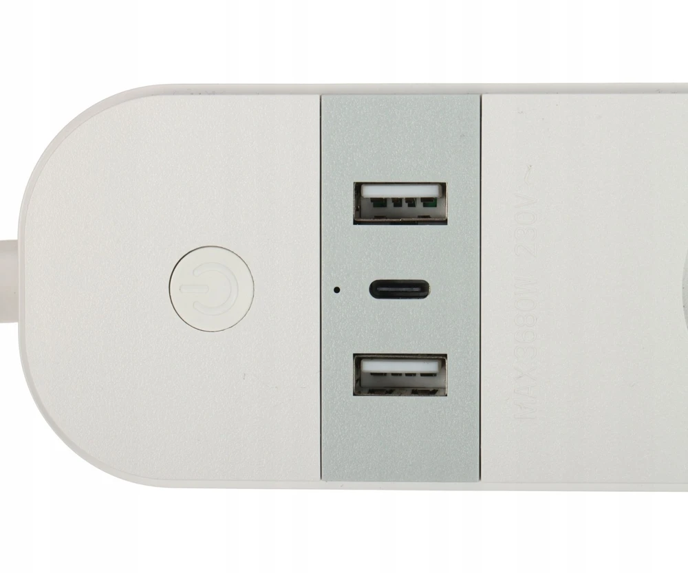 Opti Išmanus maitinimo skirtukas ATLO-WS95U-TUYA (4 lizdai + 2 USB + 1 USB-C) Wi-Fi, Tuya Smart 1.5 m