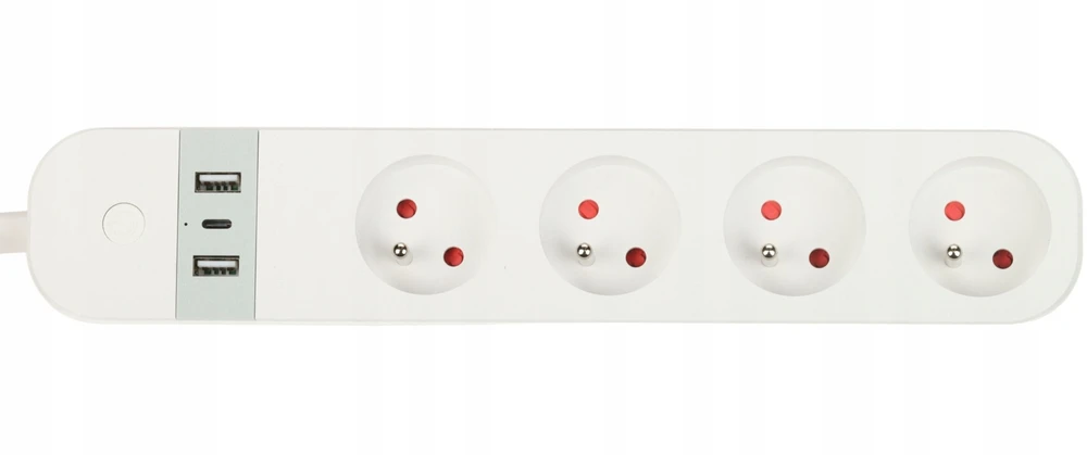 Opti Išmanus maitinimo skirtukas ATLO-WS95U-TUYA (4 lizdai + 2 USB + 1 USB-C) Wi-Fi, Tuya Smart 1.5 m