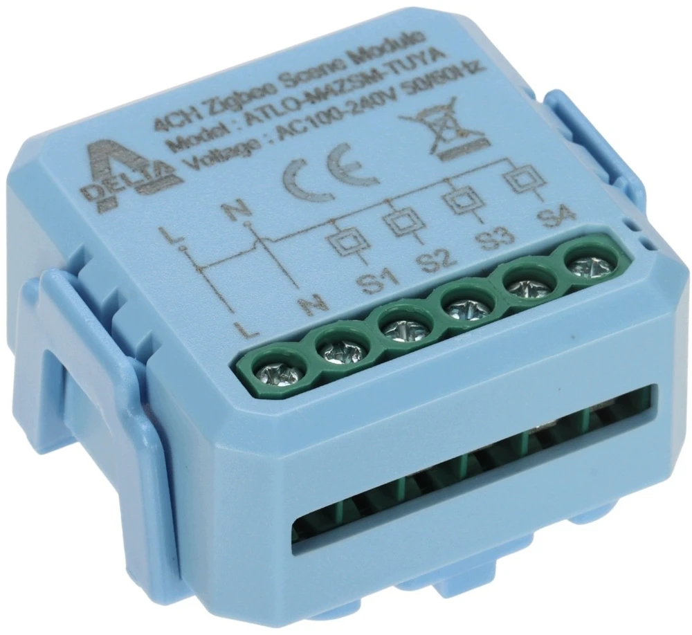 Apti Itst Išmanusis scenų modulis ATLO-M4ZSM-TUYA ZigBee, Tuya Smart