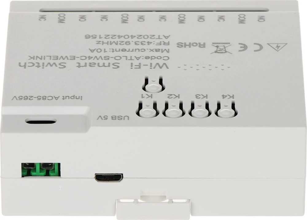 INTELIGENTUS ATLO-SW4C-EWELINK „Wi-Fi“ JUNGIKLIS, „eWeLink“