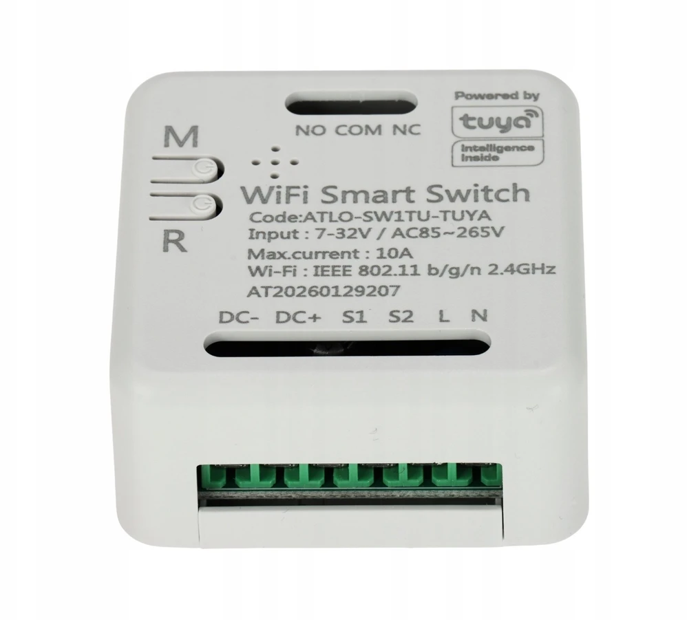 Opti Išmanusis perjungiklis ATLO-SW1TU-TUYA Wi-Fi, Tuya Smart