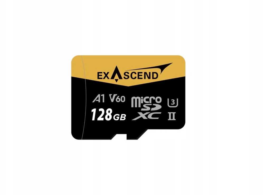 ExAscend Catalyst micro 128GB UHS-II V60 atminties kortelė (EX128GUSDV60-AD)