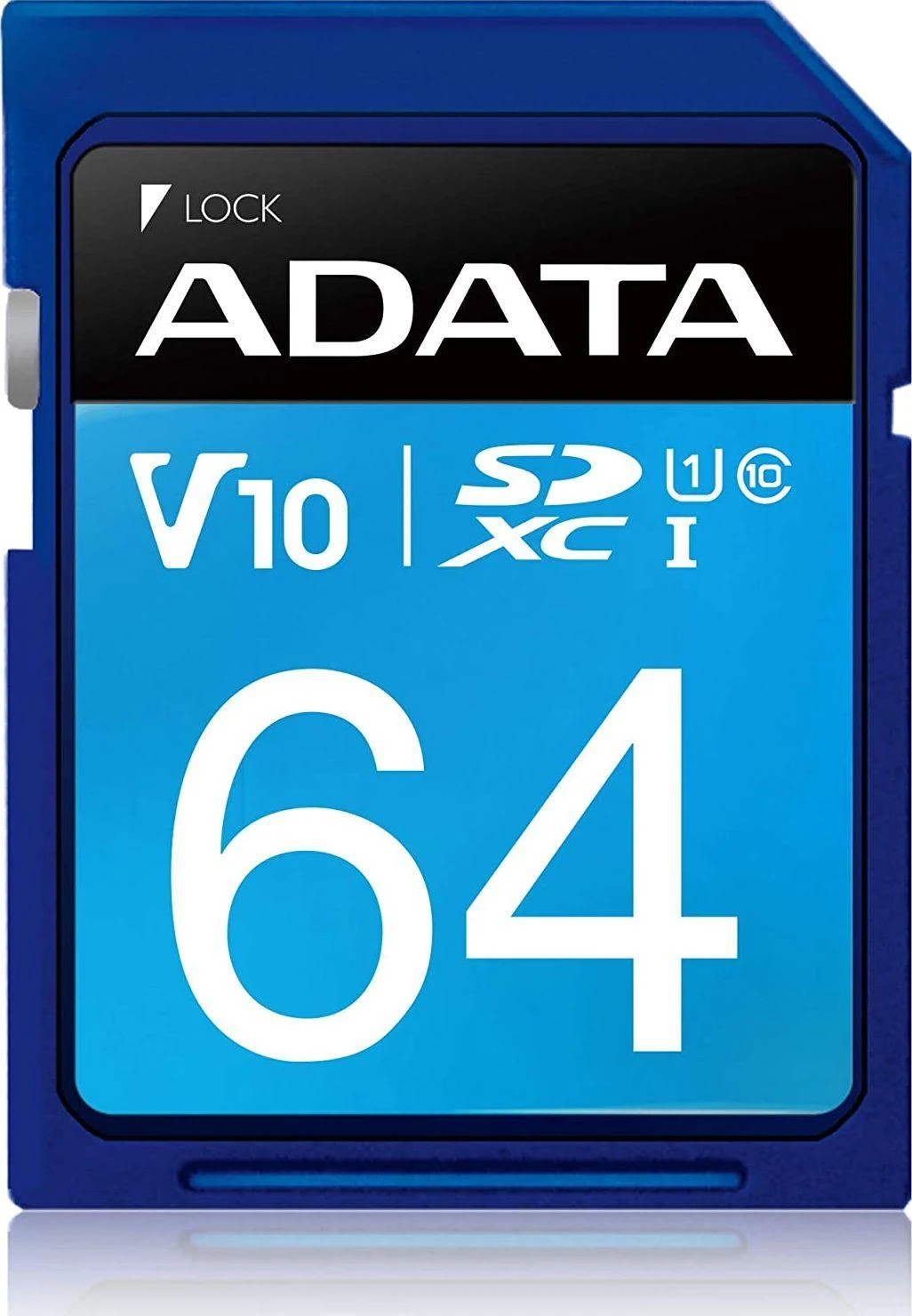 Adata 64GB SDXC kortelė su užrakinimo jungikliu