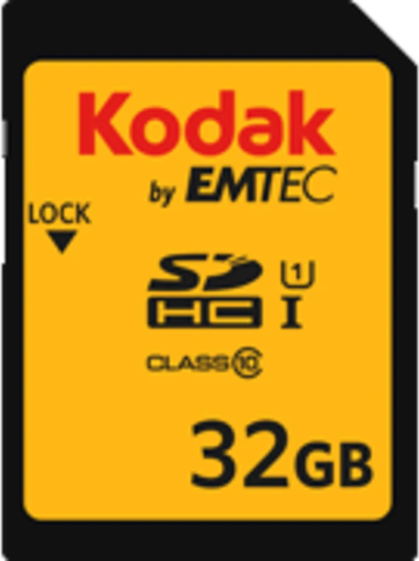 Kodak 32GB SDHC atminties kortelė su „Lock“ jungikliu