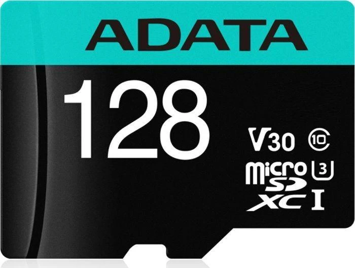 Atminties kortelė ADATA | Premier Pro | UHS-I U3 | 128 GB | micro SDXC | Flash atminties klasė 10 | su adapteriu