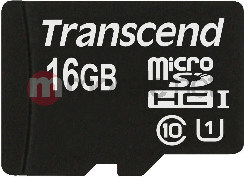 Atminties kortelė TRANSCEND 16GB Micro SDHC Class 10 UHS-I su adapteriu