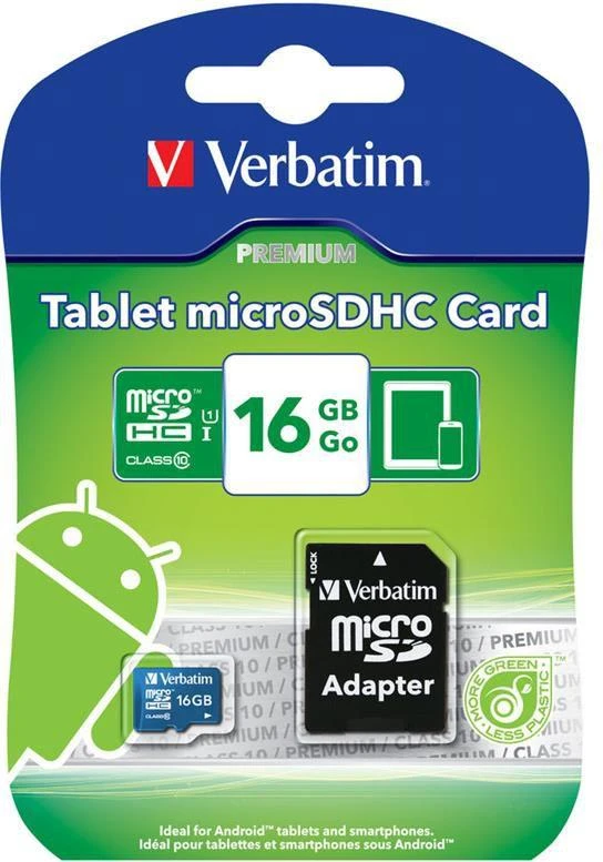 Atminties kortelė Verbatim Micro SDXC 64GB Class 10 su adapteriu