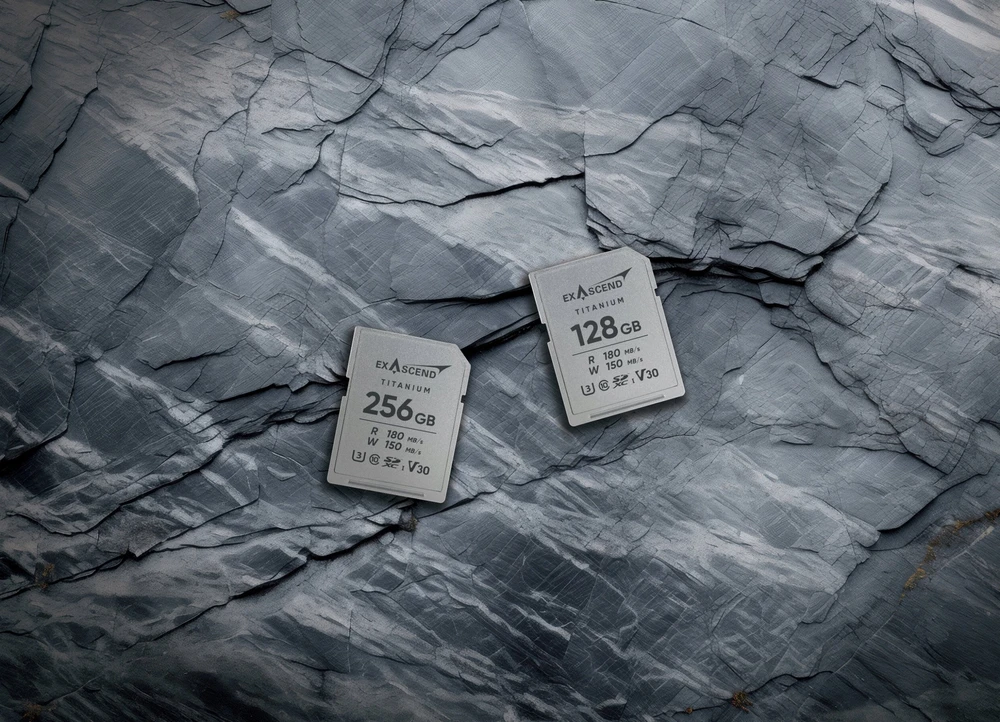 Atminties kortelė Karta ExAscend Titanium 128GB UHS-I V30 (EX128GSDU1-M)