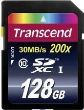 Transcend 128GB SD kortelė su užrakto jungtimi
