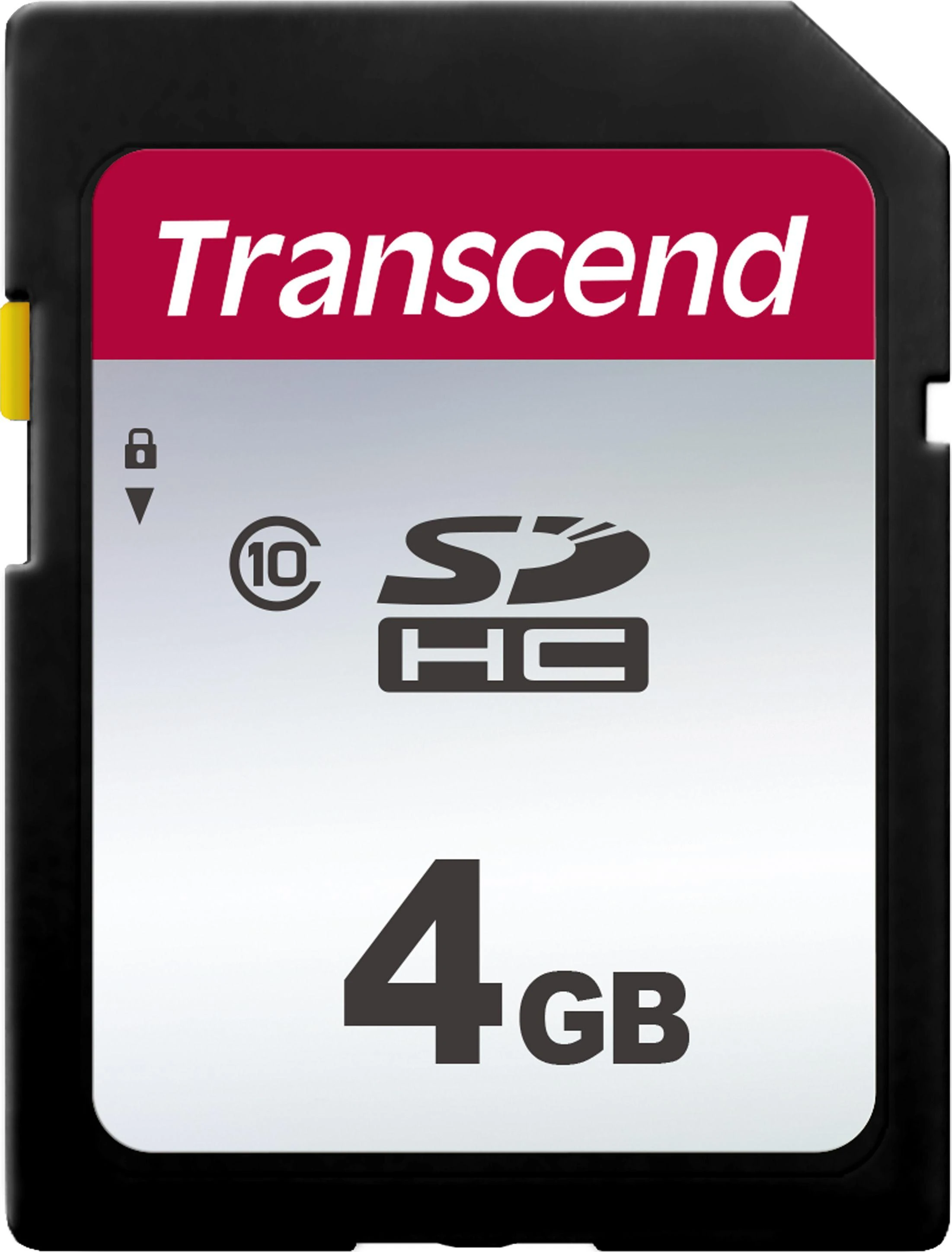 Atminties kortelė TRANSCEND 4 GB SD kortelė, klasė 10