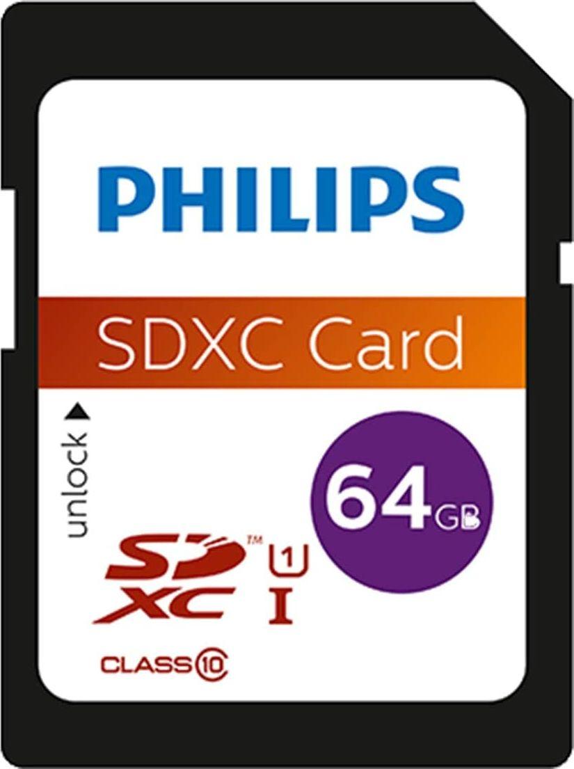 Atminties kortelė „Philips“ SDXC kortelė 64 GB, 10 klasės UHS-I U1