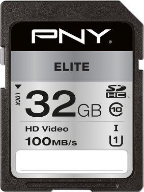Atminties kortelė Pny Technologies Karta PNY Elite SDHC 32 GB Class 10 UHS-I/U1 (P-SD32GU1100EL-GE)