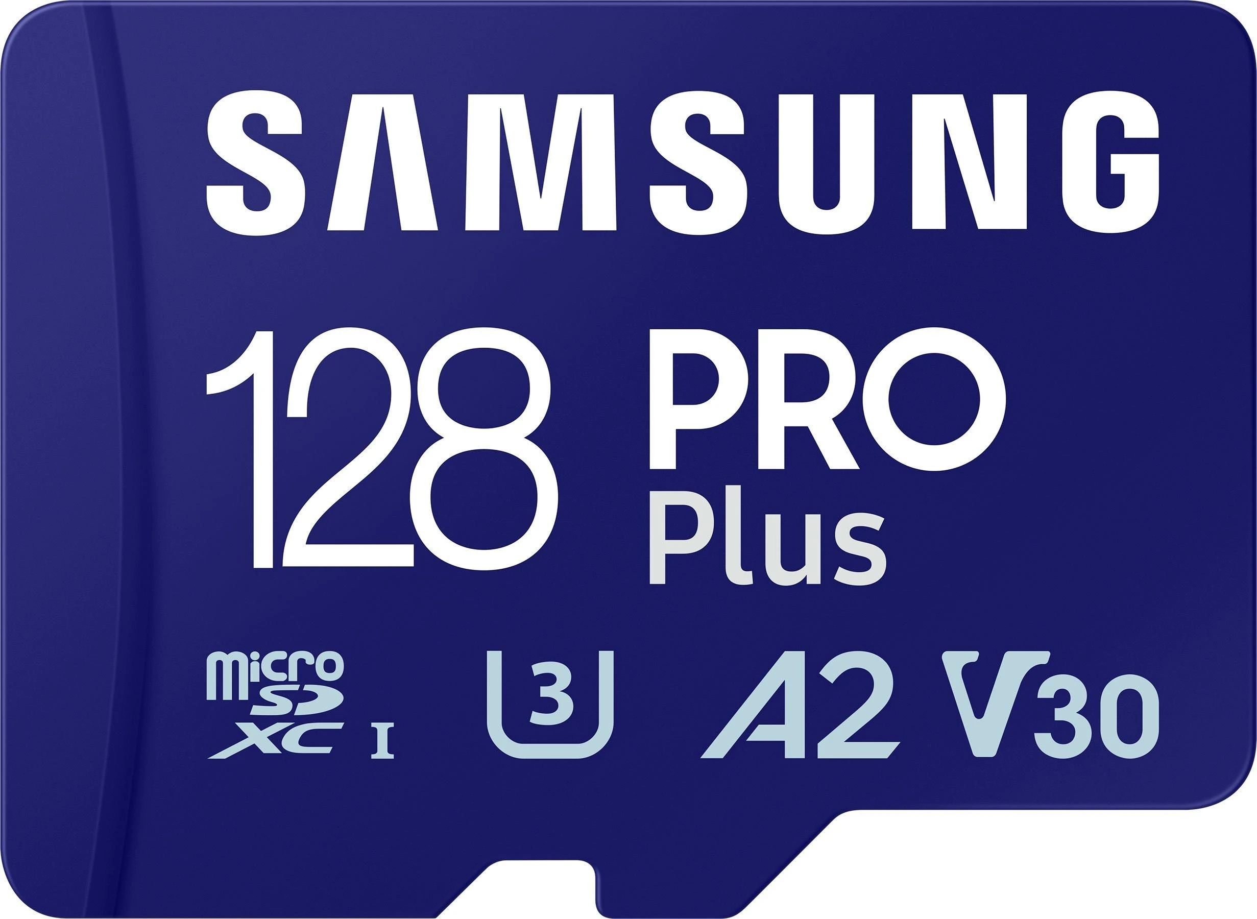 Atminties kortelė Samsung PRO Plus microSD 128 GB (2021), Mėlynos spalvos