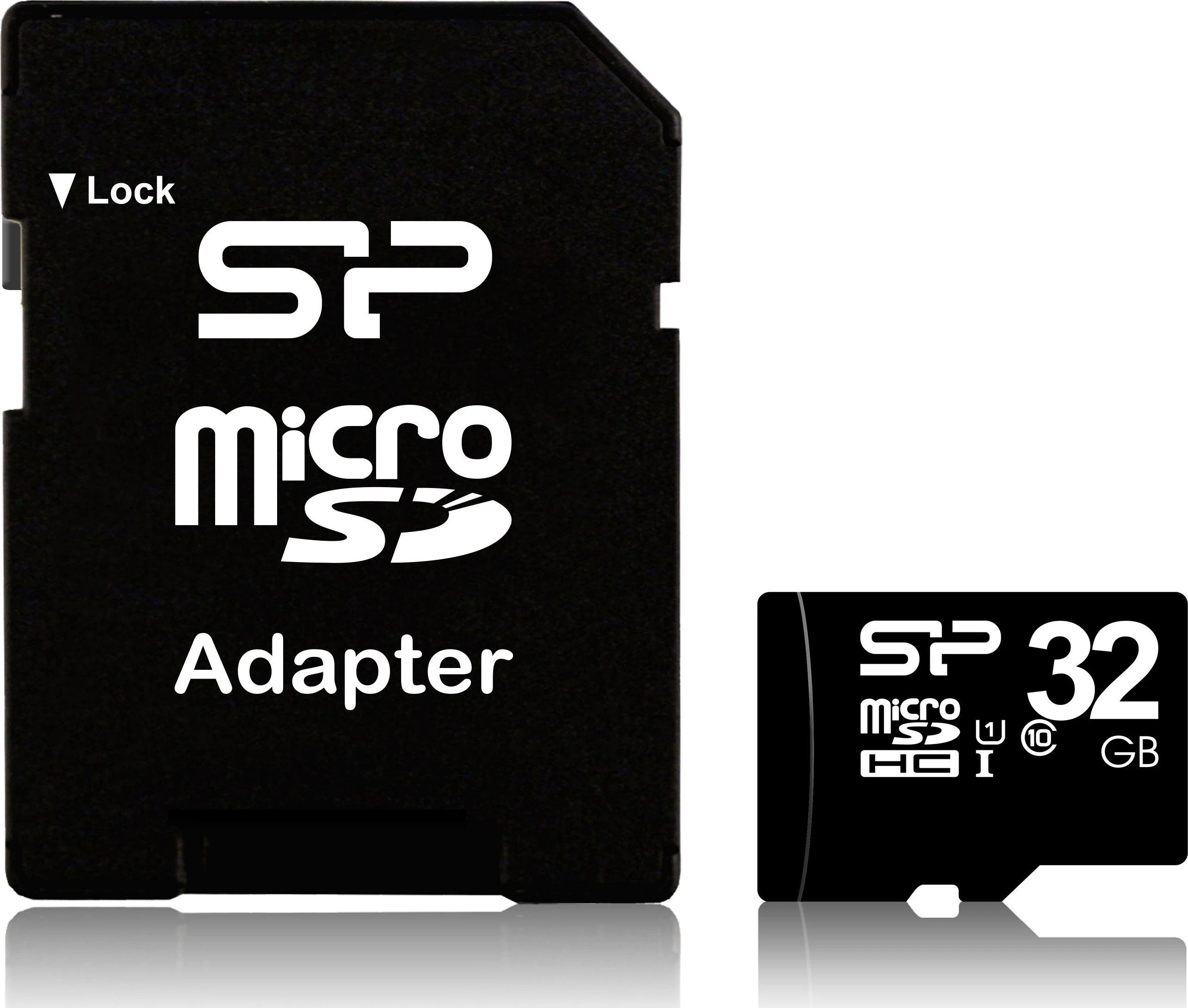 Silicon Power | 32 GB | Micro SDHC | Flash atminties klasė 10 | SD adapter
