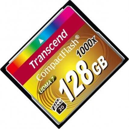 Atminties kortelė Transcend Compact Flash 128GB 1000x