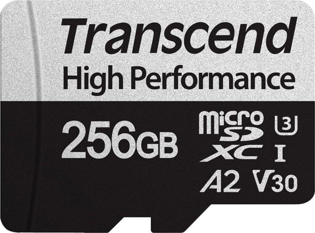 Atminties kortelė TRANSCEND 256GB Micro SD su adapteriu UHS-I U3 A2