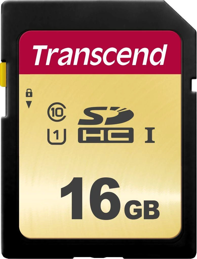 Atminties kortelė TRANSCEND 16GB UHS-I U1 SD kortelė MLC