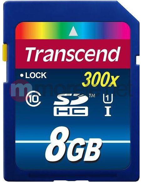 Atminties kortelė TRANSCEND 8GB SDHC Class10 UHS-I 300X atmintis