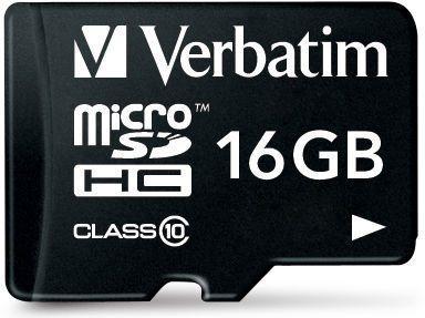 Atminties kortelė Karta Verbatim Premium Micro SDHC 16 GB Class 10 UHS-I/U1 (44082)