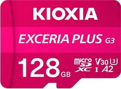 Atminties kortelė Kioxia EXCERIA PLUS G3 128 GB Micro SDXC UHS-I 10 klasė