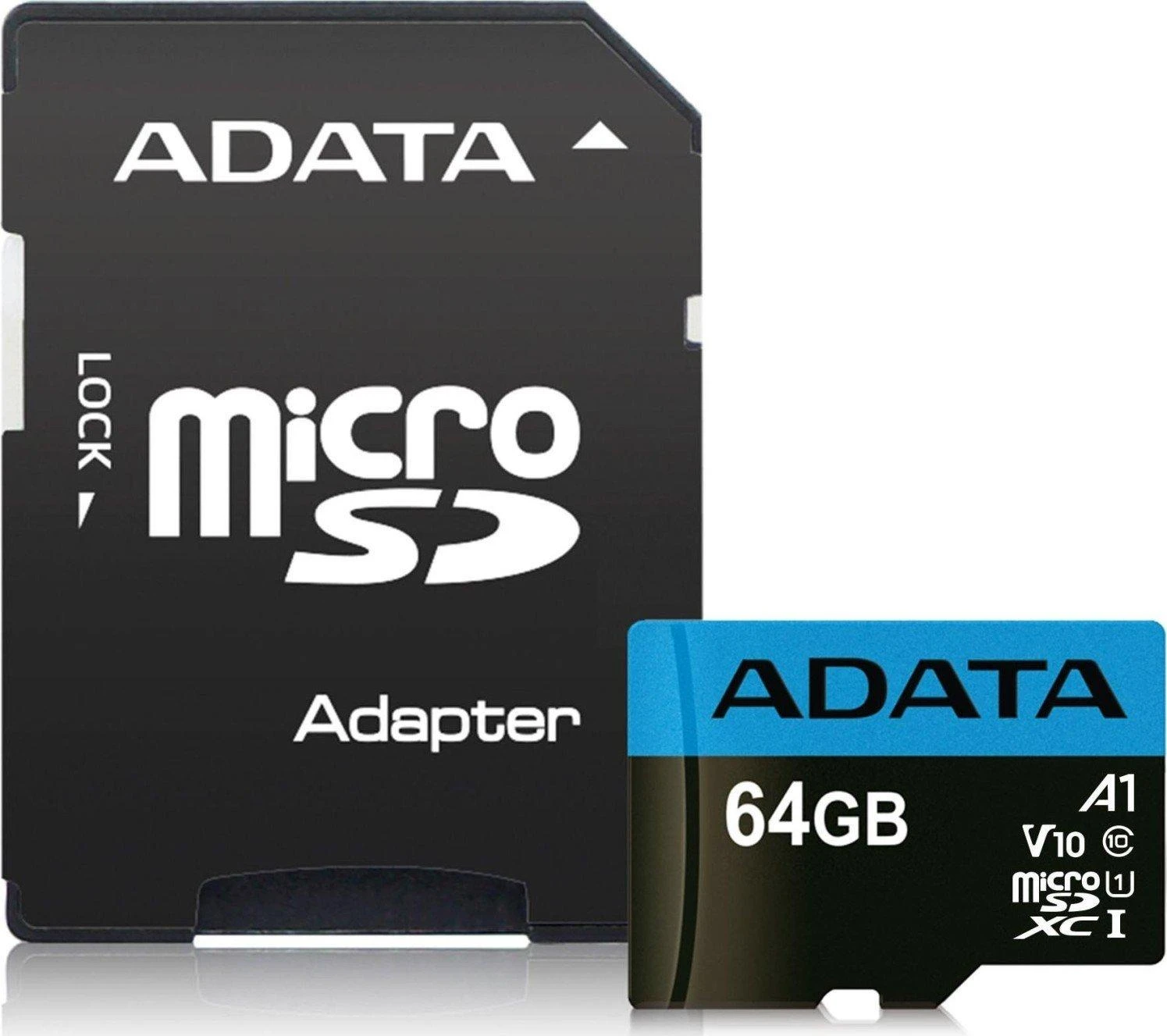 ADATA 64GB Micro SDXC V10 85MB/s + adapteriai