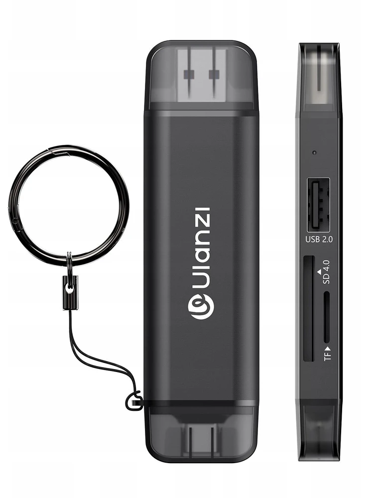 Atminties kortelė Atminties kortelių skaitytuvas - Ulanzi CR3 3 in 1 kortelių skaitytuvas 4.0 USB C/A 312 MB/s